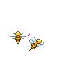 Two bees and a heart