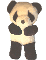 A stuffed panda