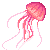 A pink jellyfish