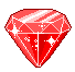 A red diamond