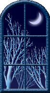 A window to a cold dark night